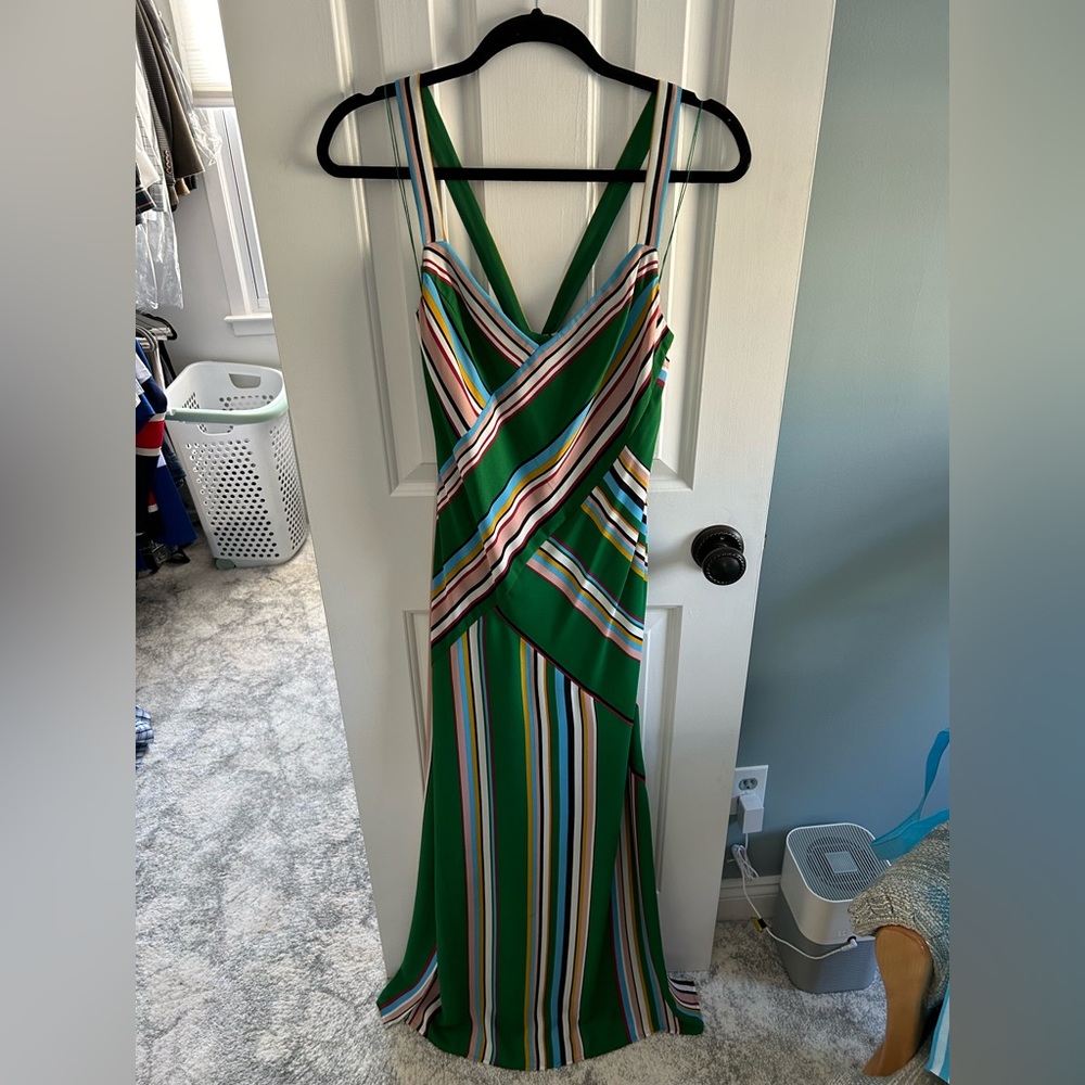 Size 0, floor length Adrianna Papell dress